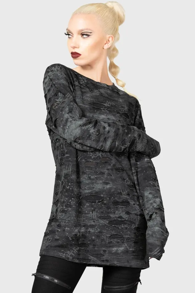 Killstar Long Sleeves Women Andrazzi Long Sleeve Top
