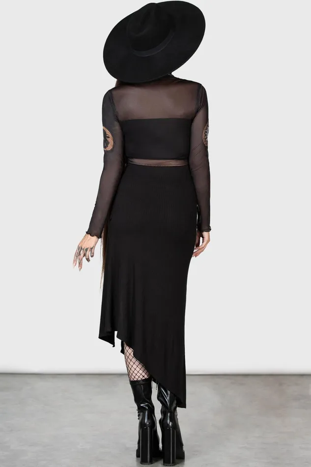 Killstar Long Sleeves Women Evil Sun Top