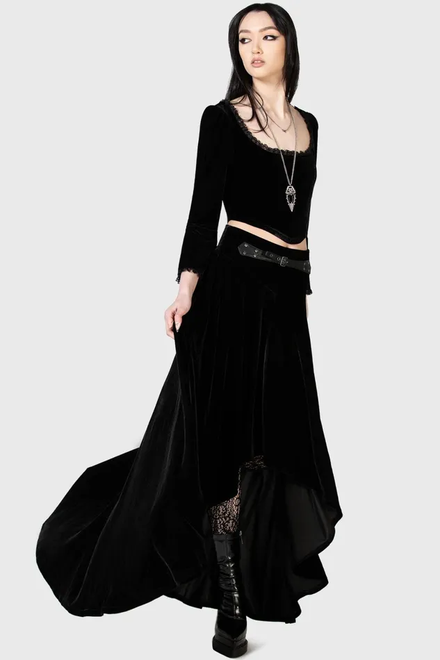 Killstar Long Sleeves Women Harietta Long Sleeve Top
