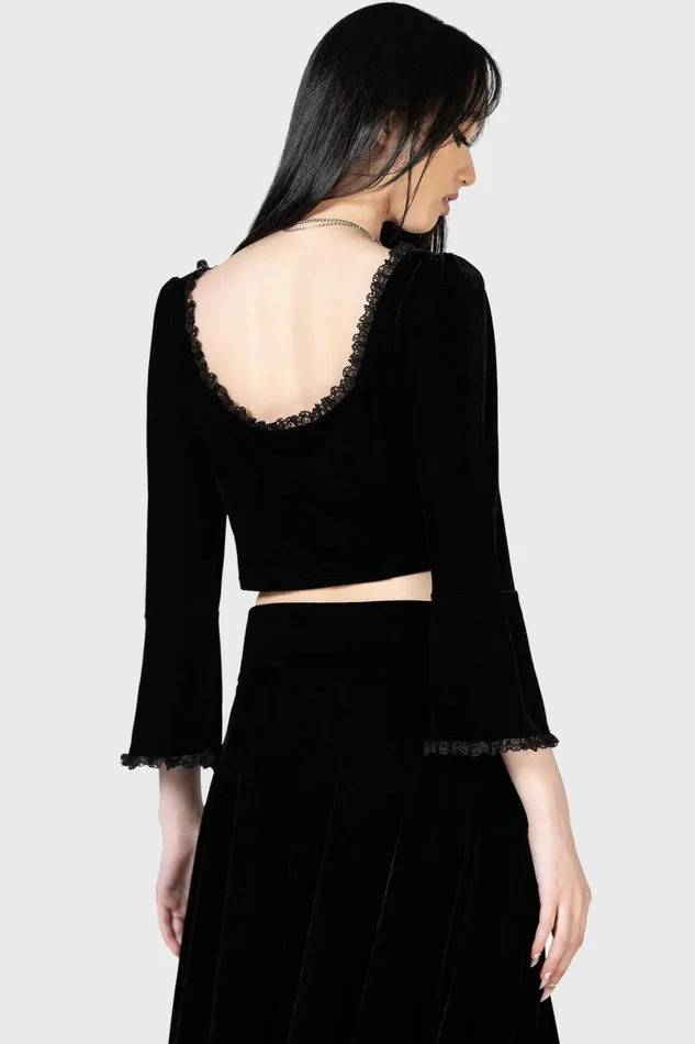 Killstar Long Sleeves Women Harietta Long Sleeve Top