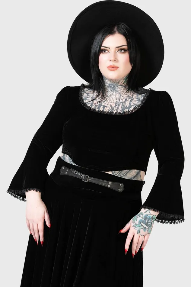 Killstar Long Sleeves Women Harietta Long Sleeve Top