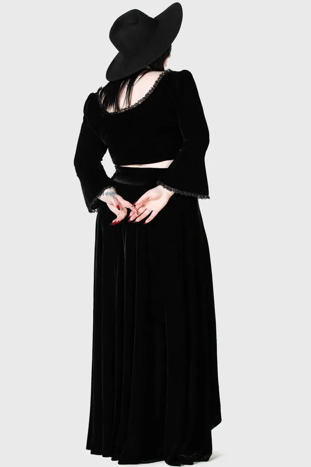 Killstar Long Sleeves Women Harietta Long Sleeve Top