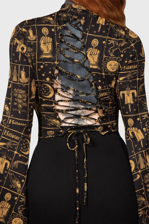 Killstar Long Sleeves Women Incarnate Top