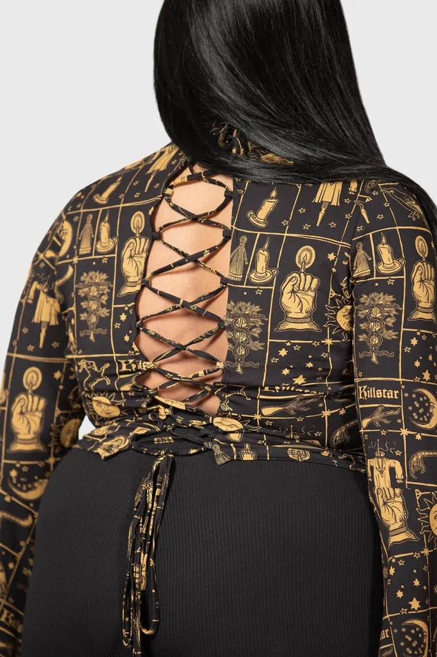 Killstar Long Sleeves Women Incarnate Top