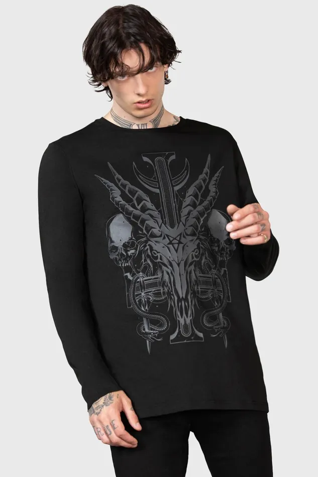 Killstar Long Sleeves Women Infernal Ashes Long Sleeve Top