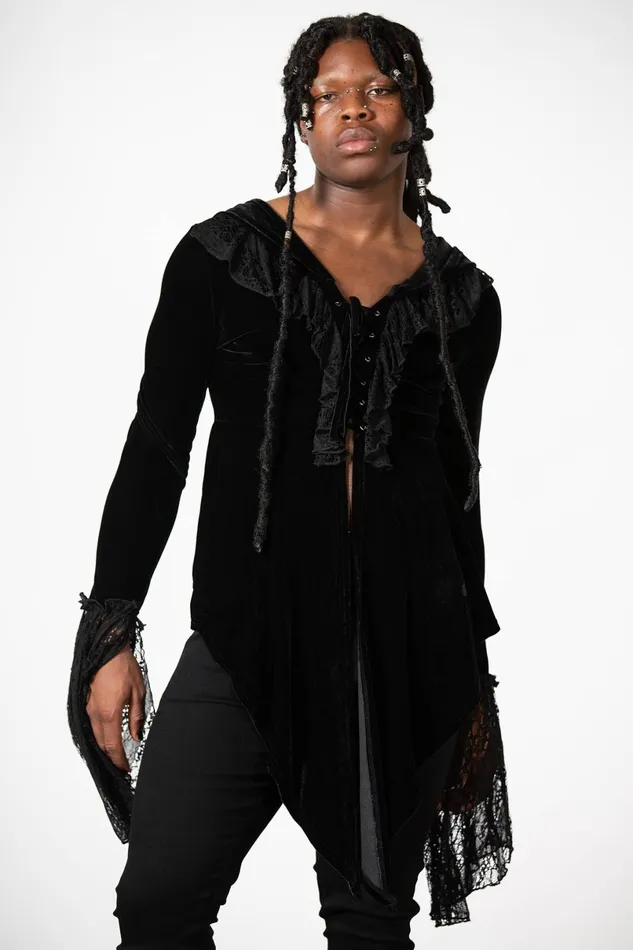 Killstar Long Sleeves Women Weira Hooded Top