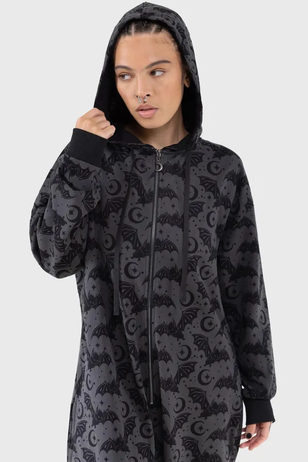 Killstar Loungewear Women Cosmic Bat Onesie