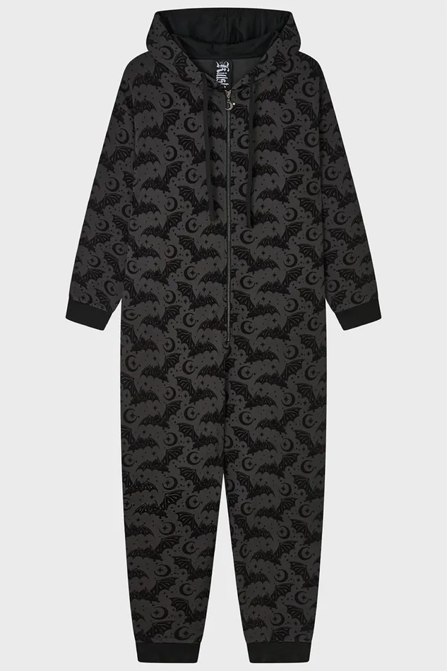 Killstar Loungewear Women Cosmic Bat Onesie
