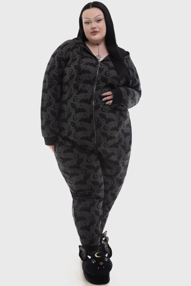Killstar Loungewear Women Cosmic Bat Onesie
