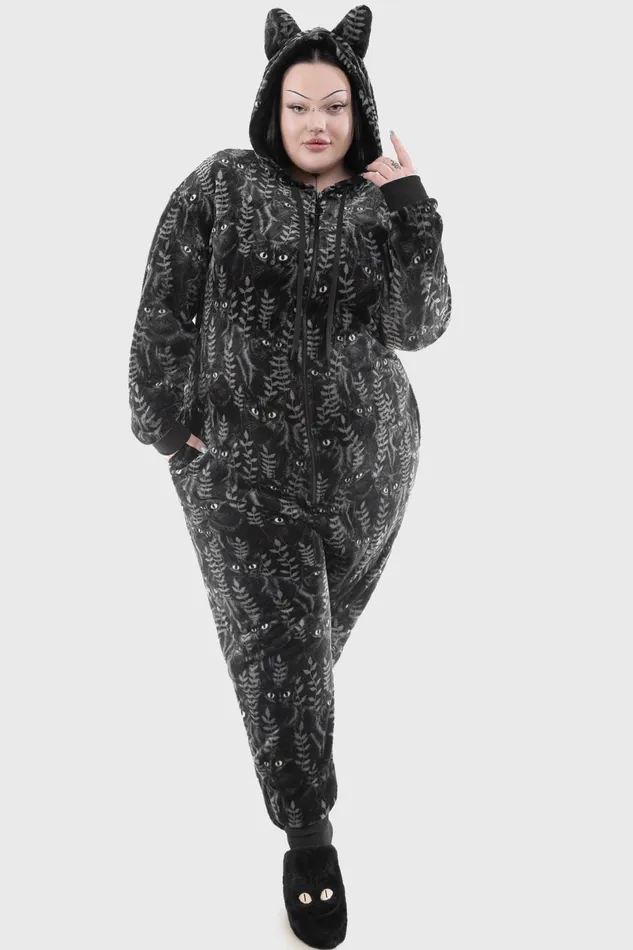 Killstar Loungewear Women Familiar Woods Onesie