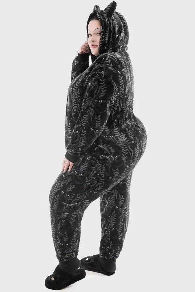 Killstar Loungewear Women Familiar Woods Onesie