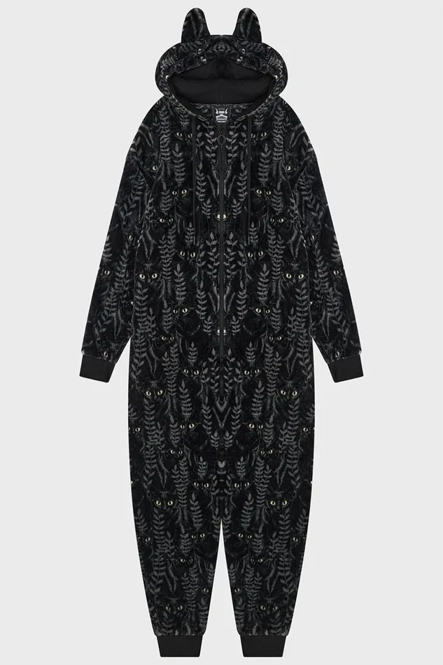 Killstar Loungewear Women Familiar Woods Onesie
