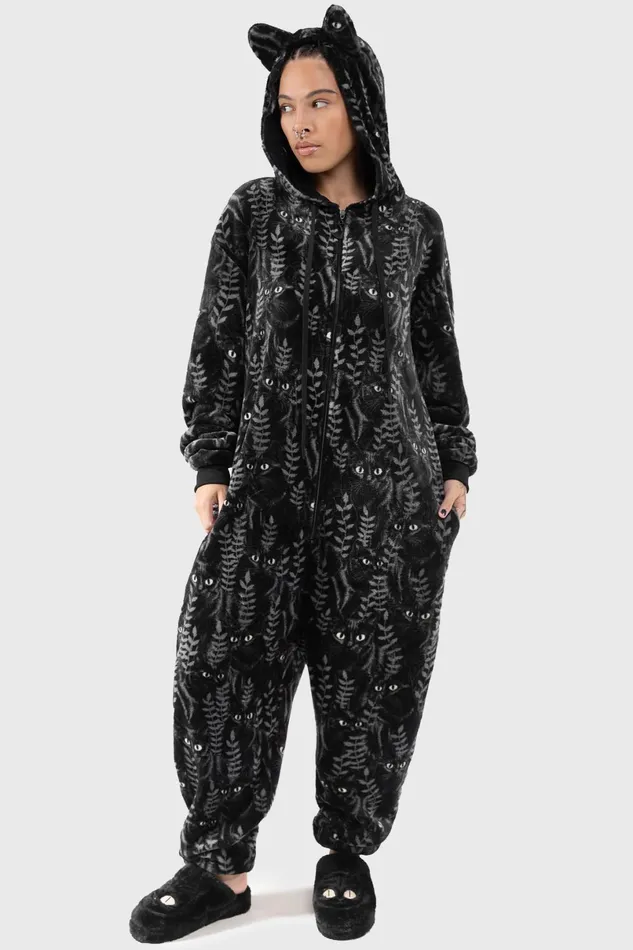 Killstar Loungewear Women Familiar Woods Onesie