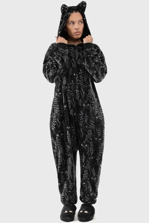 Killstar Loungewear Women Familiar Woods Onesie