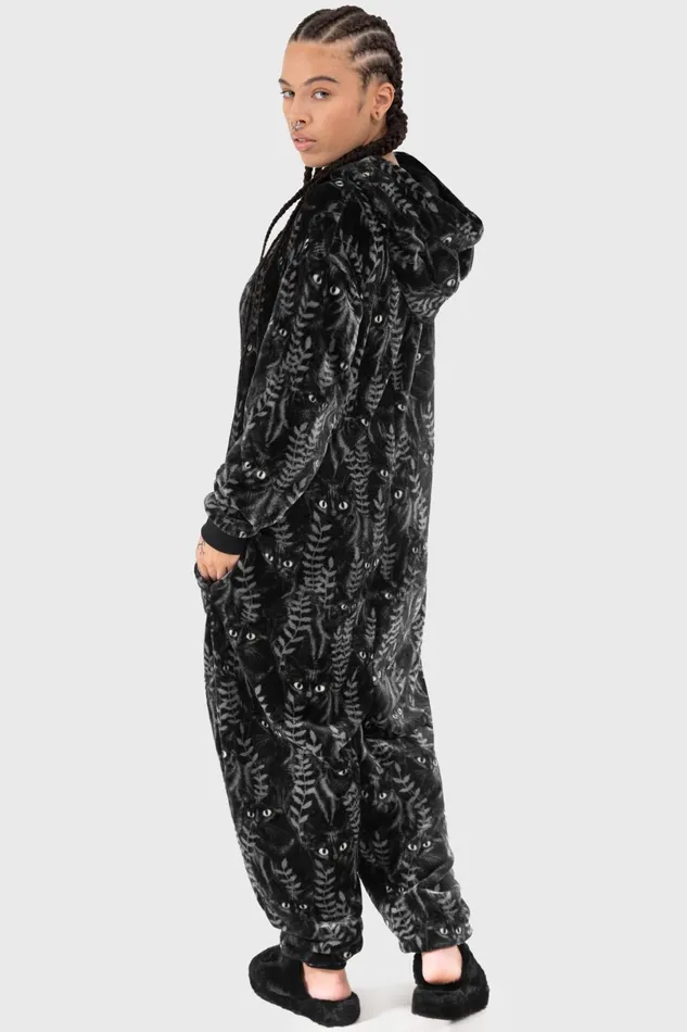 Killstar Loungewear Women Familiar Woods Onesie