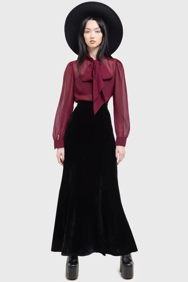 Killstar Maxi Skirts Women Void Viper Skirt