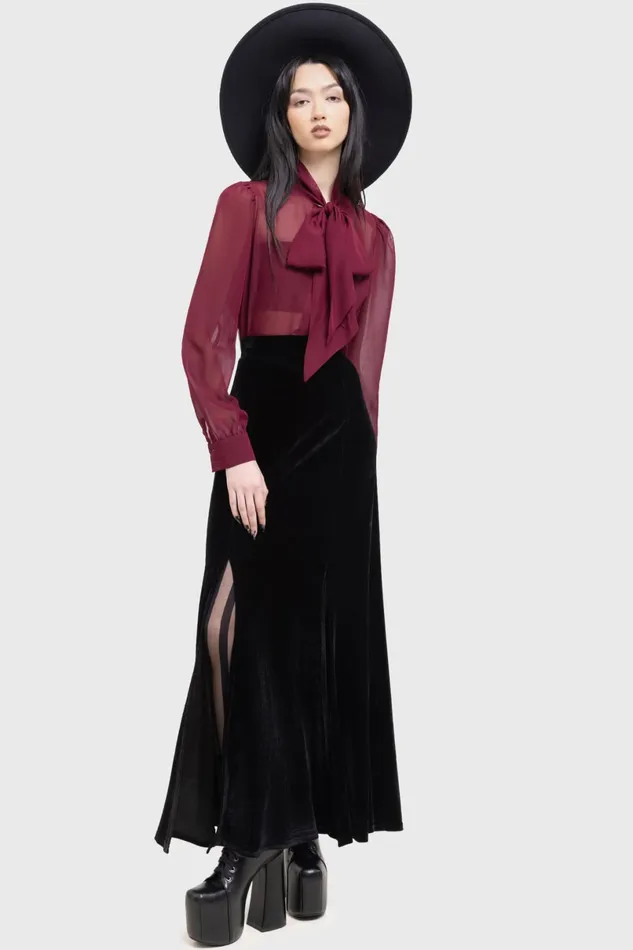 Killstar Maxi Skirts Women Void Viper Skirt