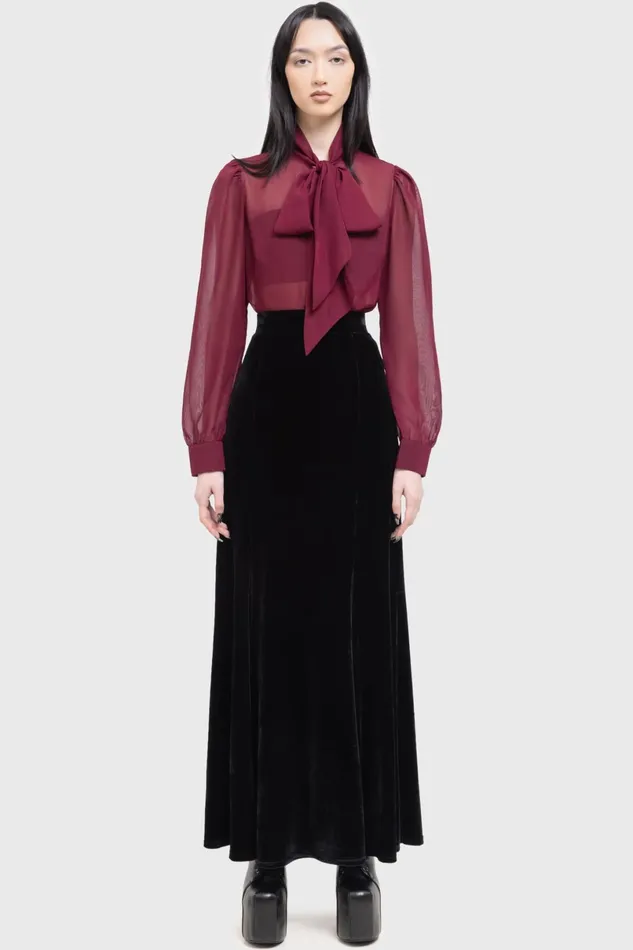 Killstar Maxi Skirts Women Void Viper Skirt