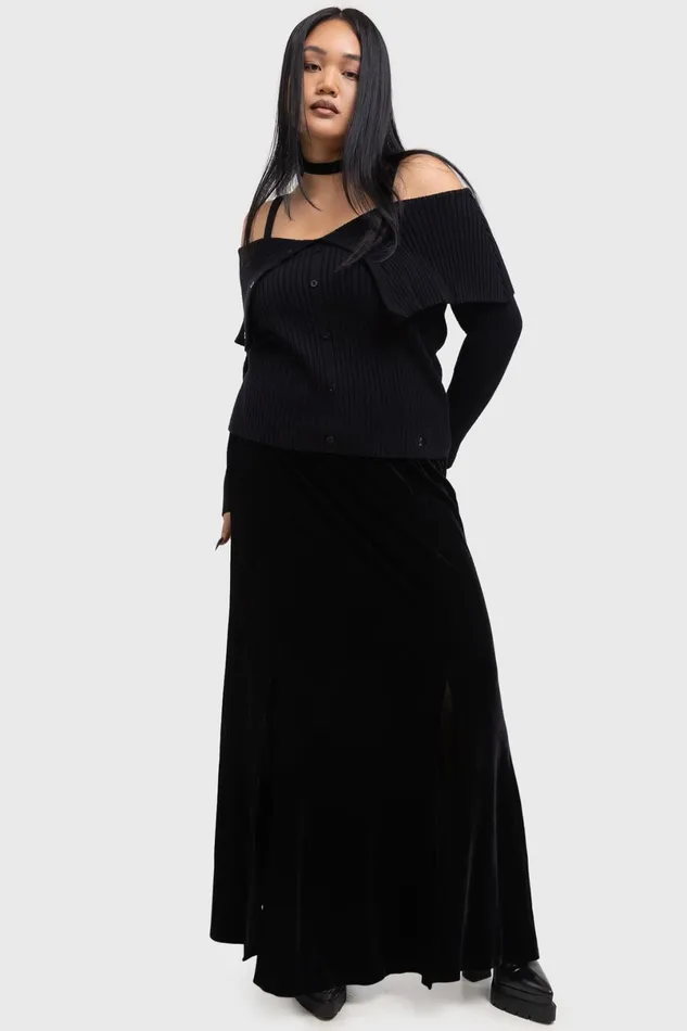 Killstar Maxi Skirts Women Void Viper Skirt