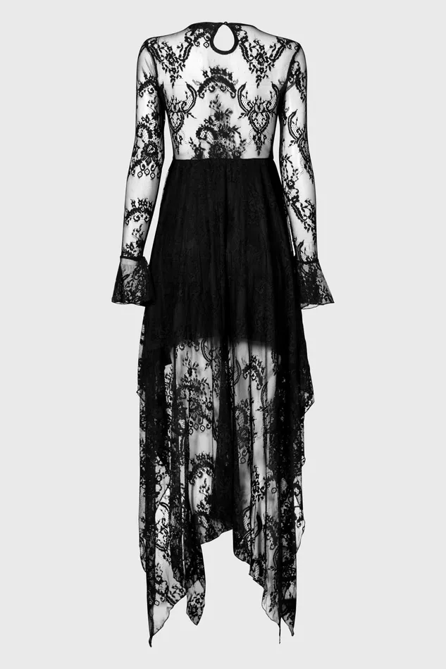 Killstar Maxi Women Shadow Figure Maxi Dress