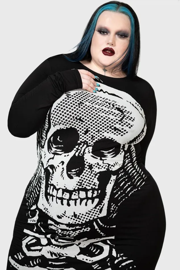 Killstar Maxi Women Spine Chilling Maxi Dress