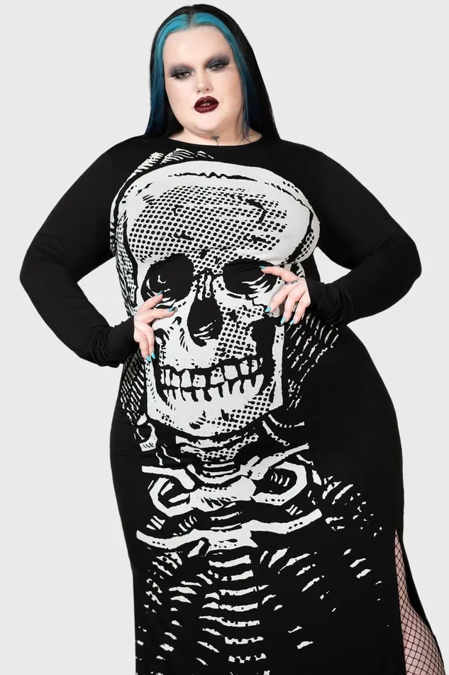 Killstar Maxi Women Spine Chilling Maxi Dress
