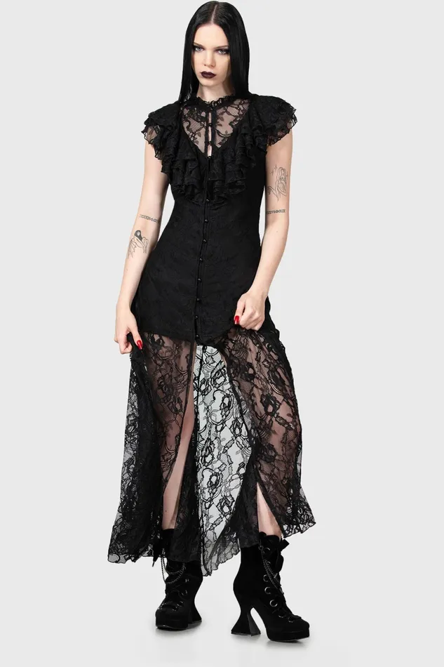 Killstar Maxi Women Vampire039s Ball Maxi Dress