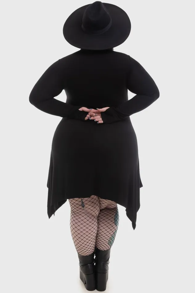 Killstar Midi Women Midnight Riot Dress