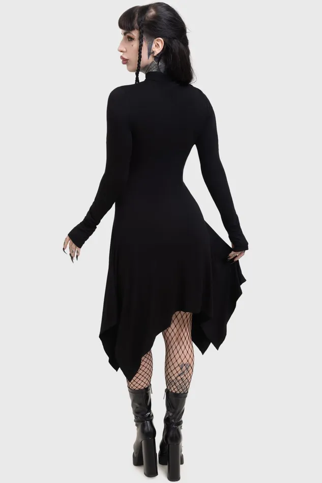 Killstar Midi Women Midnight Riot Dress