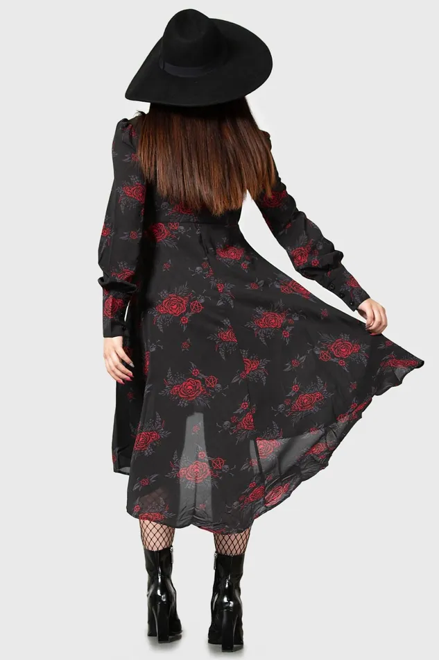 Killstar Midi Women Pandora Shirt Dress