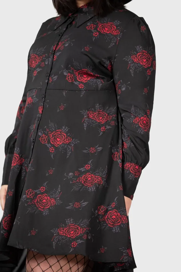 Killstar Midi Women Pandora Shirt Dress