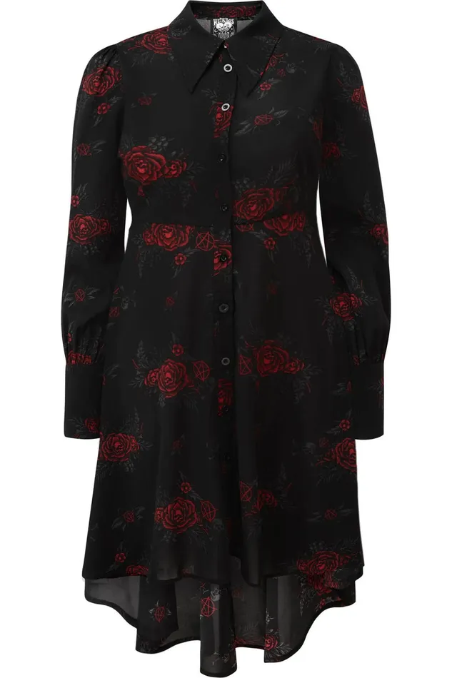 Killstar Midi Women Pandora Shirt Dress