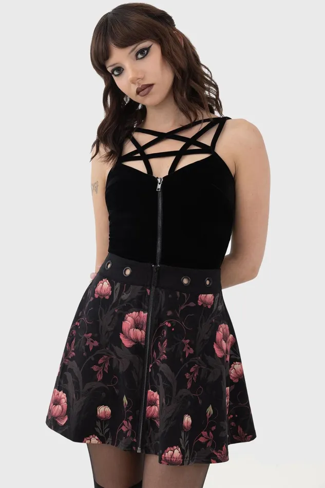 Killstar Mini Skirts Women Cottage Chorus Skirt