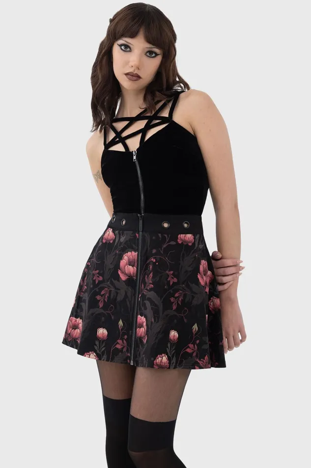 Killstar Mini Skirts Women Cottage Chorus Skirt