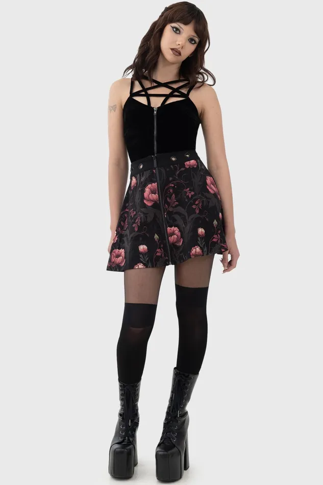 Killstar Mini Skirts Women Cottage Chorus Skirt