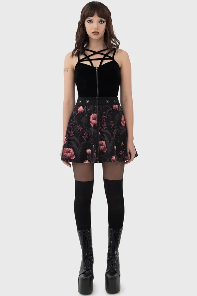 Killstar Mini Skirts Women Cottage Chorus Skirt