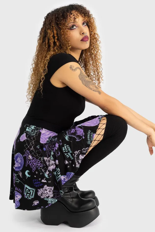 Killstar Mini Skirts Women Haunt It Mini Skirt
