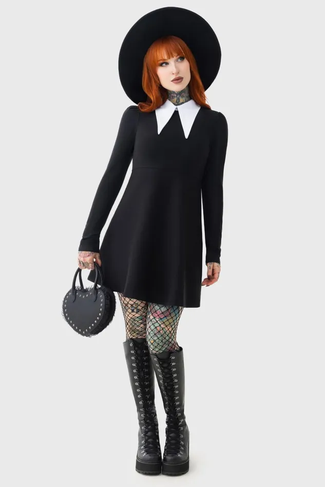 Killstar Mini Women Cathedral Skater Dress