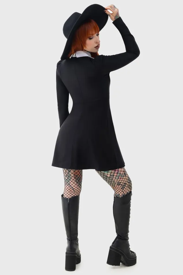 Killstar Mini Women Cathedral Skater Dress