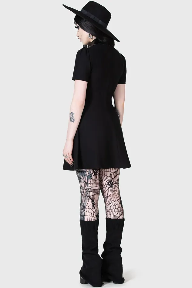Killstar Mini Women Chapel Collar Dress