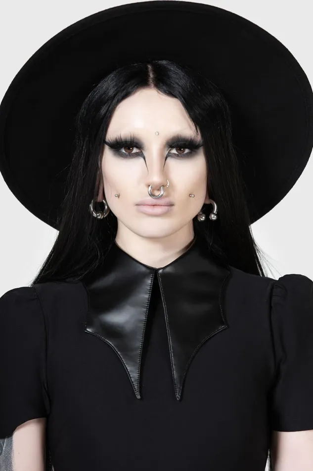 Killstar Mini Women Chapel Collar Dress