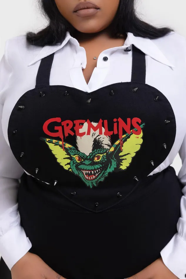 Killstar Mini Women Gremlin Stripe Pinafore Dress