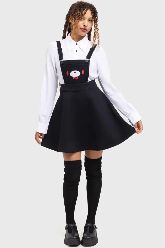 Killstar Mini Women Naughty Grizzly Pinafore Dress