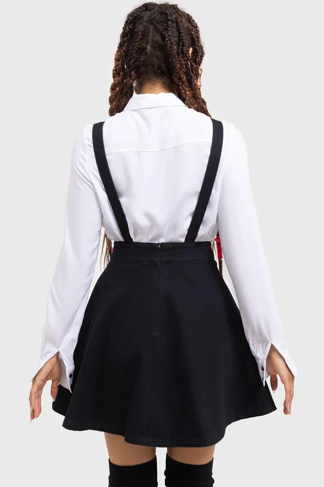 Killstar Mini Women Naughty Grizzly Pinafore Dress