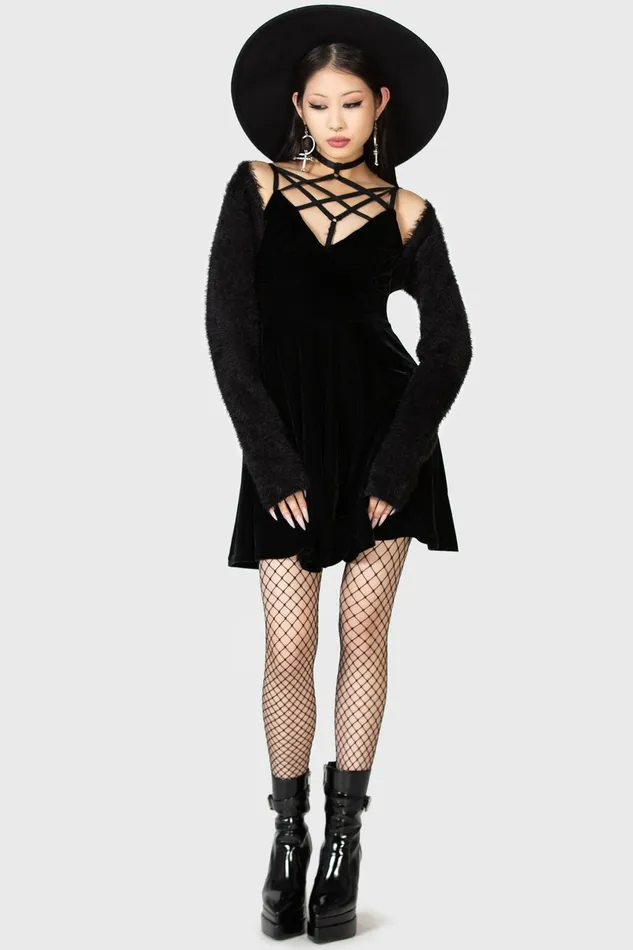 Killstar Party Women Magica Skater Dress B