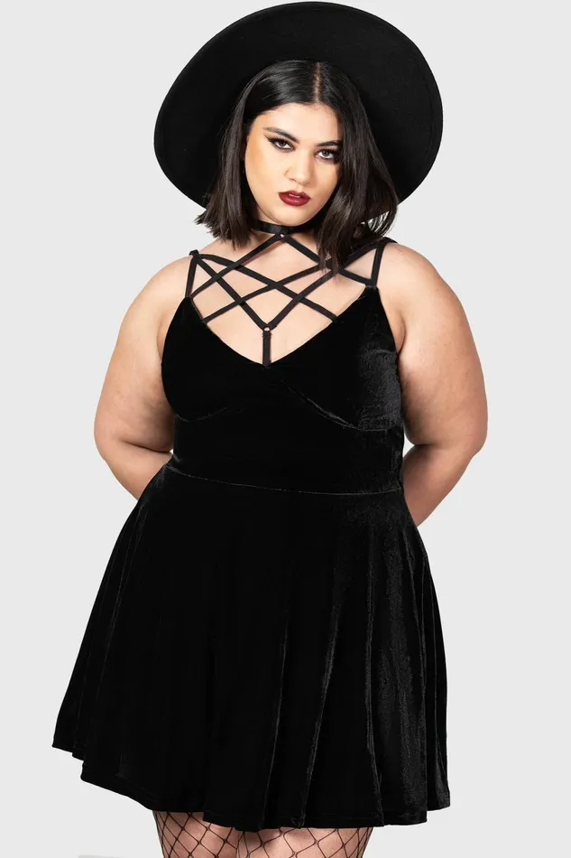 Killstar Party Women Magica Skater Dress B