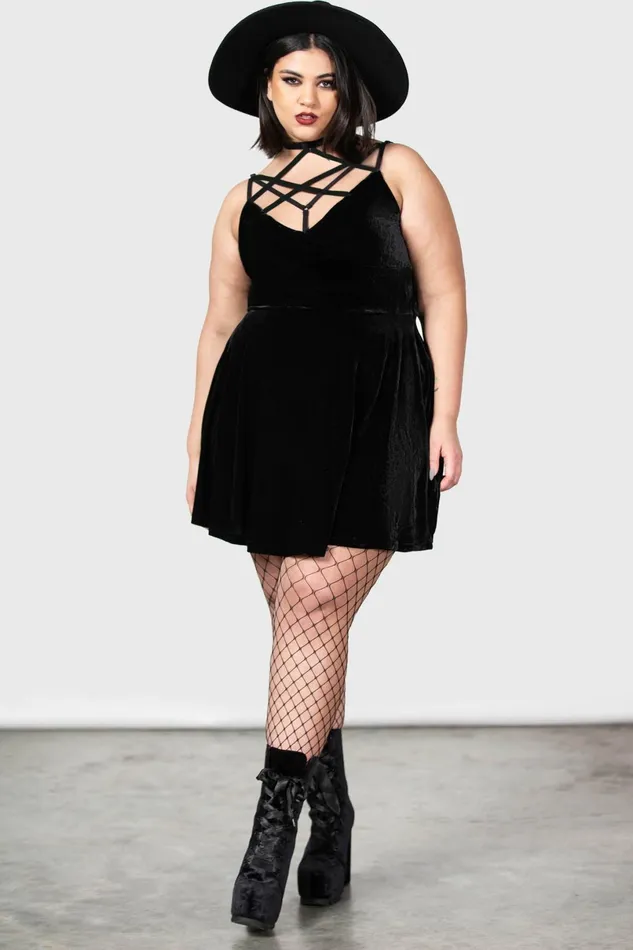 Killstar Party Women Magica Skater Dress B