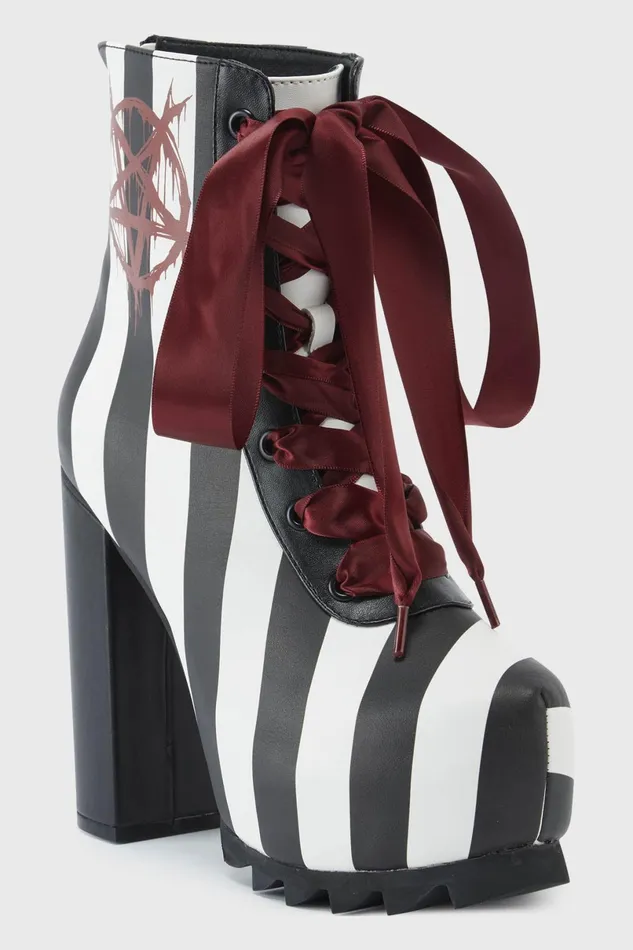 Killstar Platforms Women Lost Vegas Boots