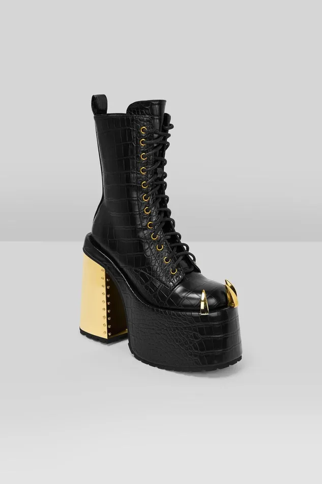 Killstar Platforms Women Repetilia Boots