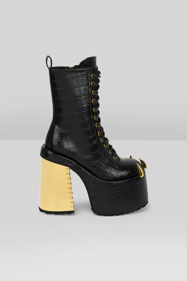 Killstar Platforms Women Repetilia Boots